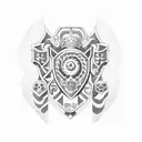  police spain tattoo design idea