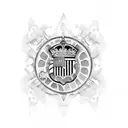  police spain tattoo design idea