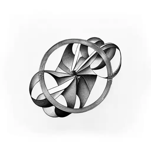 Mobius strip tattoo design idea