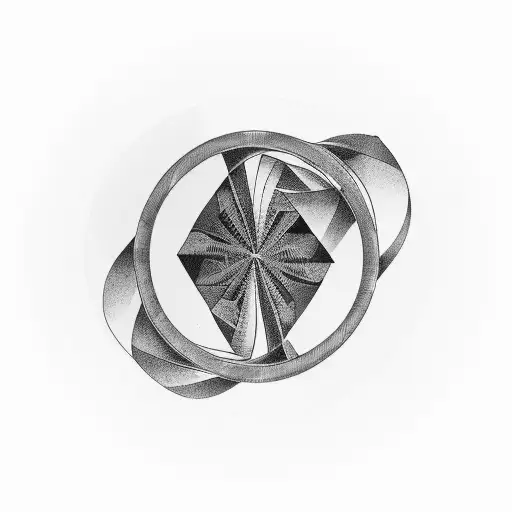 Mobius strip tattoo design idea