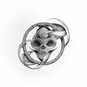 Mobius strip tattoo design idea