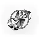 Mobius strip tattoo design idea