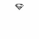 superman logo tattoo design idea