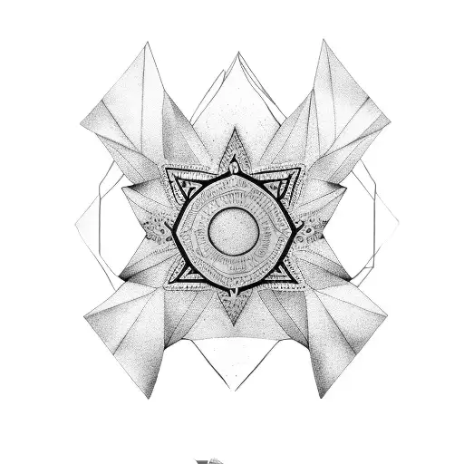 david star tattoo design idea