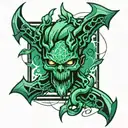 thresh geometric  tattoo design idea