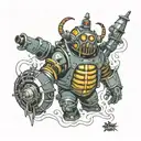 bioshock big daddy tattoo design idea