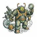 bioshock big daddy tattoo design idea