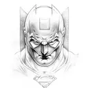 Batman Superman Green lantern flash tattoo design idea