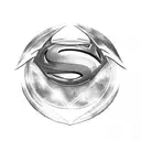 Batman Superman Green lantern flash tattoo design idea