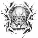 horror tattoo design idea