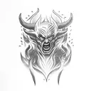 Devil Don't Cry tattoo design idea