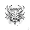 Devil Don't Cry tattoo design idea