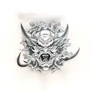 Devil Don't Cry tattoo design idea