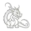 puff the magic dragon   tattoo design idea