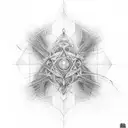 quantum entanglement  tattoo design idea