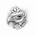 gamecock tattoo design idea