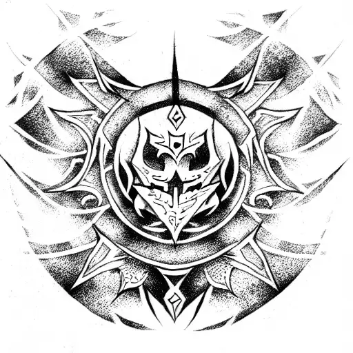 Overlord anime Albedo tattoo design idea