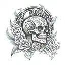 1977 tattoo design idea