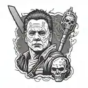 Michael Myers Forearm Tattoo tattoo design idea