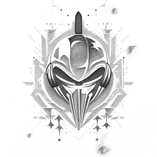 Fighter jet tattoo design idea