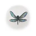Dragonfly sunflowers  tattoo design idea
