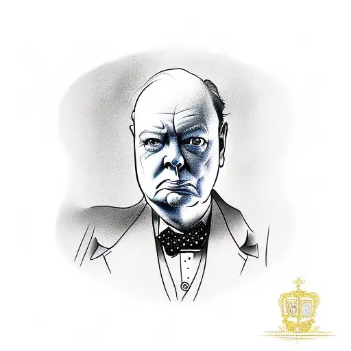 winston churchill tattoo design idea