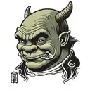 shrek tattoo design idea