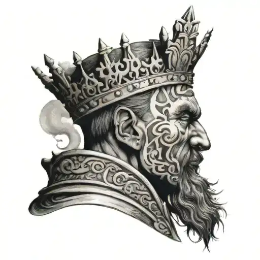 pawn piece becoming a king by escaping society's grasp of manipulation and conditioning tattoo design idea