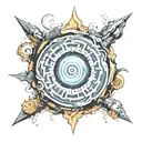 Naruto Rasengan tattoo design idea