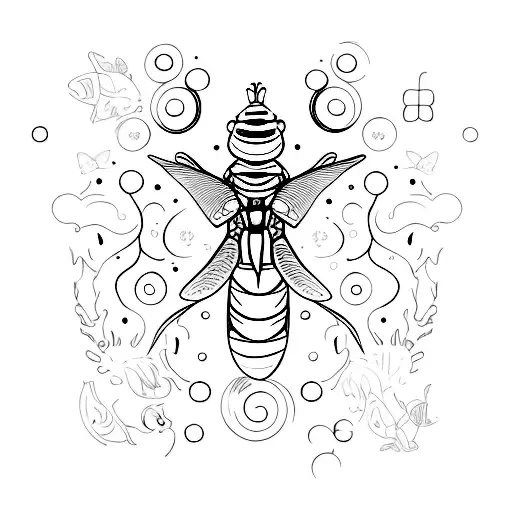 firefly tattoo design idea