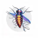 firefly tattoo design idea