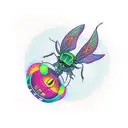firefly tattoo design idea