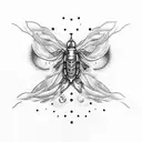firefly tattoo design idea