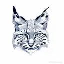 bobcat tattoo design idea