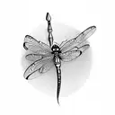Dragonfly tattoo design idea