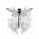 Dragonfly tattoo design idea