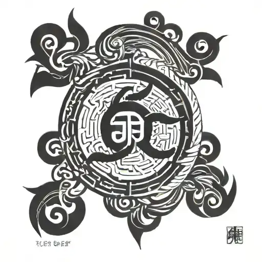 cho ku rei reiki symbol tattoo design idea