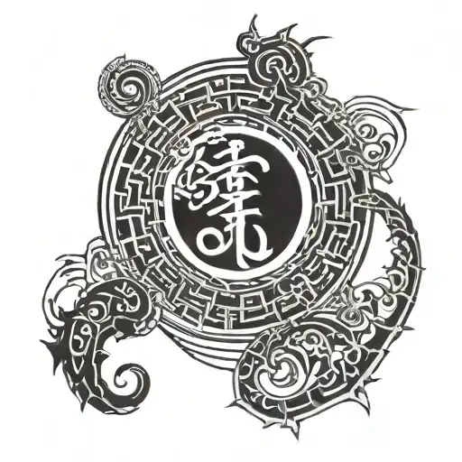 cho ku rei reiki tattoo design idea