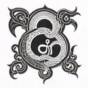 cho ku rei reiki symbol tattoo design idea