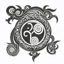 cho ku rei reiki symbol tattoo design idea