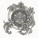 cho ku rei reiki tattoo design idea