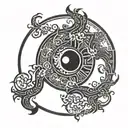 cho ku rei reiki tattoo design idea