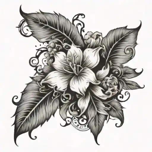I want a sleeve tattoo on my upper arm that still shows my skin. I was flowers and vines the wraps under my collar bone. tattoo design idea