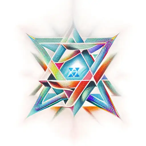 star of David tattoo design idea