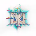 text "unforgettable"  tattoo design idea