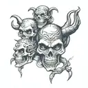 see no evil speak tattoo design idea