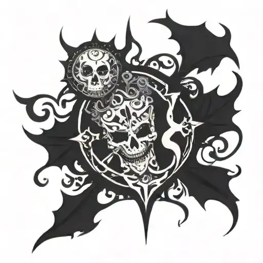 $ucideboy$ , dark , gothic  tattoo design idea