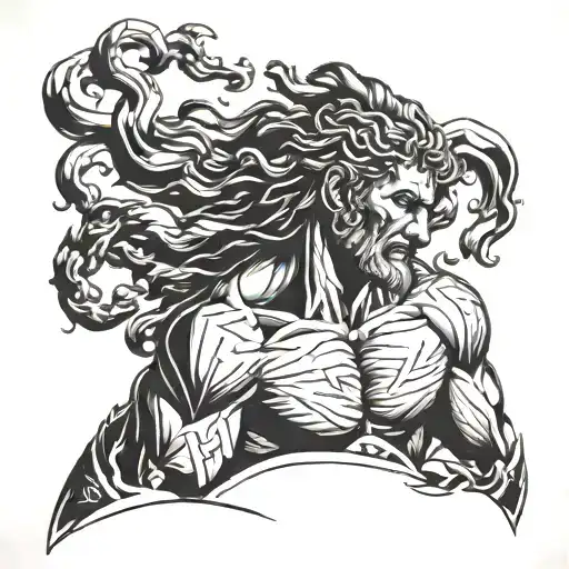 prometheus Greek god tattoo design idea