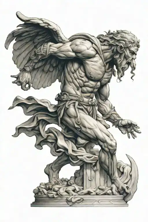 prometheus greek god tattoo design idea