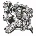 prometheus Greek god tattoo design idea